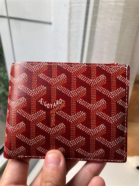 goyard wallet review|goyard men's wallet price 2022.